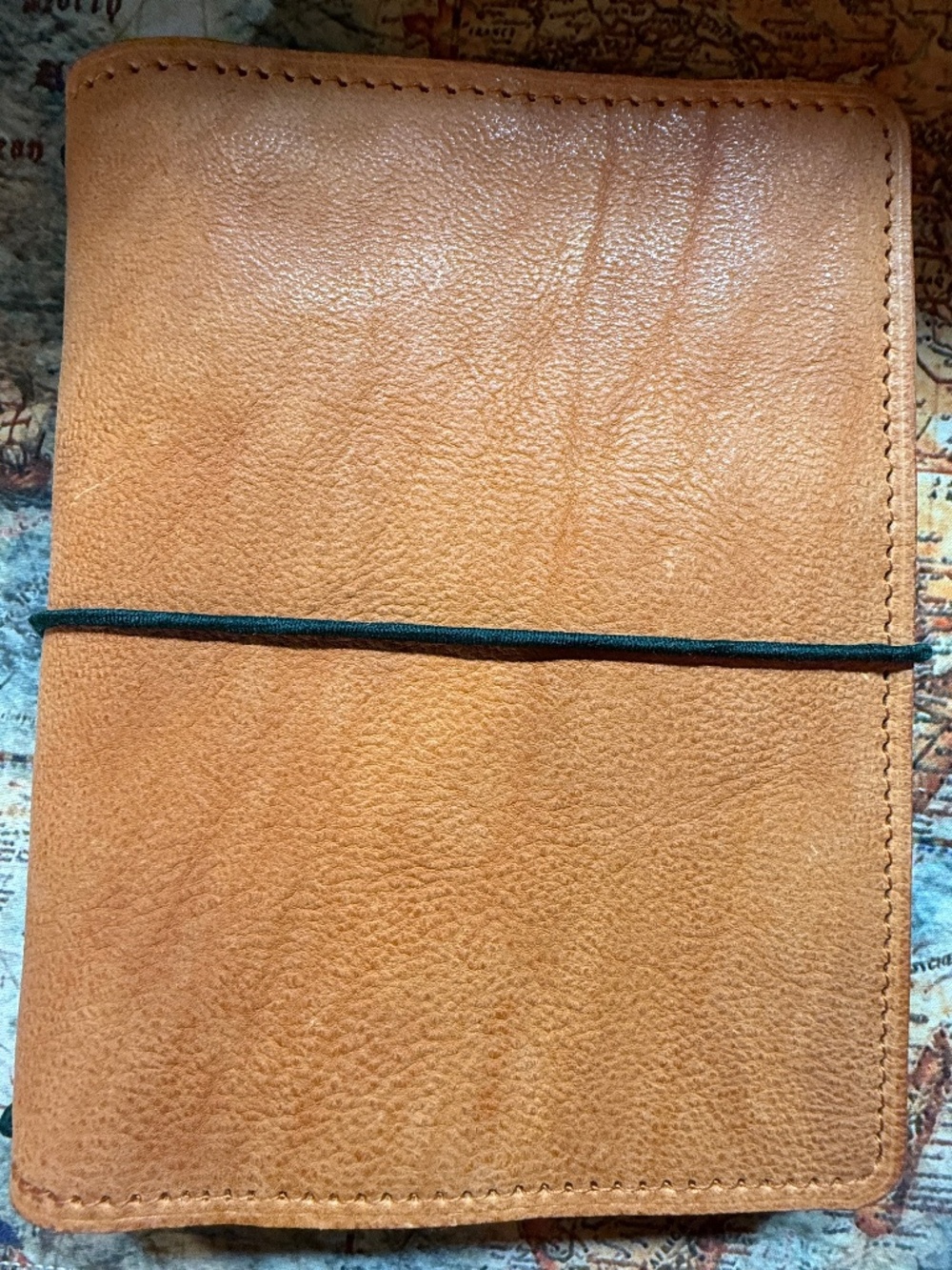 Apple Pig Leather Travelers Notebook Cover